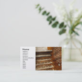 オルガニスト – コントロール準備完了 名刺 (スタンド正面)