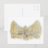 オルガニスト ポストカード (正面/裏面)