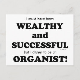 オルガニスト 富裕 & 成功 ポストカード