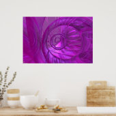 オルガニックス – 紫 ポスター (キッチン)