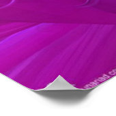 オルガニックス – 紫 ポスター (角)