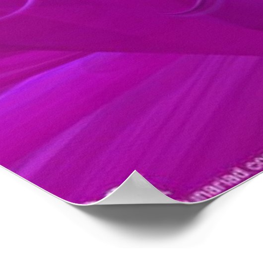 オルガニックス – 紫 ポスター (角)