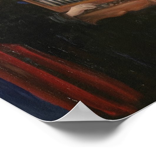 オルガンの聖セシリア ポスター (角)