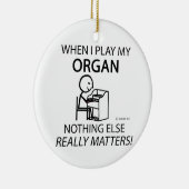 オルガンは何も重要ではない セラミックオーナメント (右)