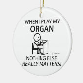オルガンは何も重要ではない セラミックオーナメント (左)