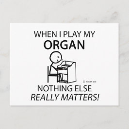 オルガンは何も重要ではない ポストカード