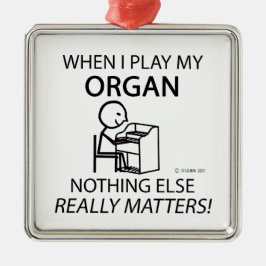 オルガンは何も重要ではない メタルオーナメント
