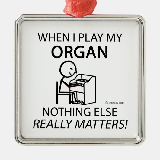 オルガンは何も重要ではない メタルオーナメント (正面)