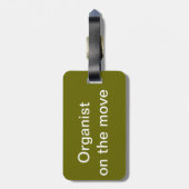 オルガンを持つ – 旅行する ラゲッジタグ (裏面縦)