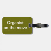 オルガンを持つ – 旅行する ラゲッジタグ (裏面横)