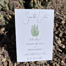 オルガンエレガントパイプサボテン日付招待状の保存