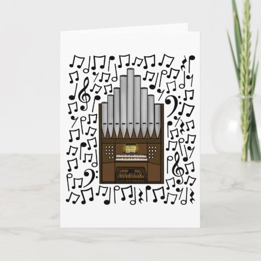 オルガンオルガニストミュージシャン シーズンカード (正面)