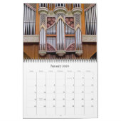 オルガンカレンダーUp Close No. 1 カレンダー (1月 2026)