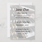 オルガンコンサートの招待-キーボード 招待状 (裏面)