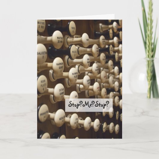 オルガンストップカード カード (正面)