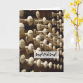 オルガンストップカード カード (黄色い花)