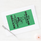 オルガンズアウトレイド長方形ステッカー 長方形シール (封筒)