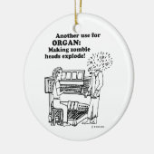 オルガンゾンビ爆発 セラミックオーナメント (左)