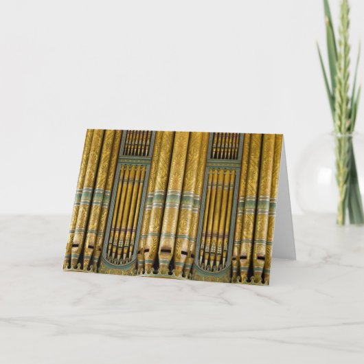 オルガンバーミンガム市庁舎,英国のグリーティングカード カード (正面)