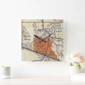 オルガンパイプサボテン国立記念物 スクエア壁時計 (ホーム)