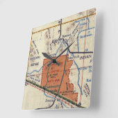 オルガンパイプサボテン国立記念物 スクエア壁時計 (傾斜)