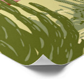 オルガンパイプサボテン国立記念碑アリゾナレトロ ポスター (角)