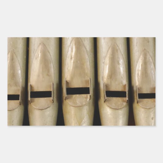 オルガンパイプシール 長方形シール (正面)