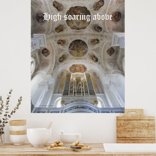 オルガンポスターの上の高い高騰 ポスター (キッチン)