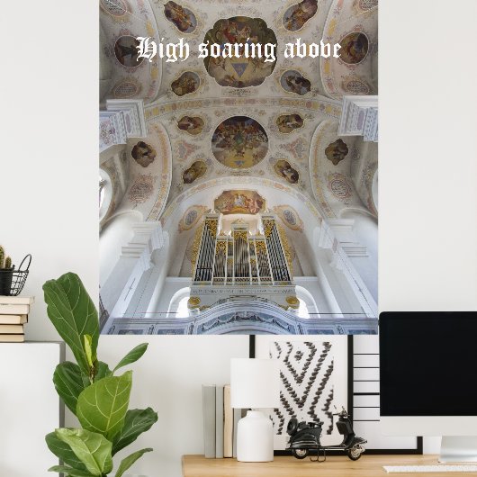 オルガンポスターの上の高い高騰 ポスター (ホームオフィス)