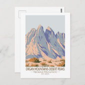オルガンマウンテンズデザートピークスナショナルモニュメント ポストカード (正面/裏面)