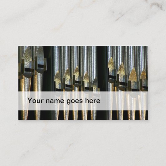 オルガンミュージック名刺 名刺 (正面)