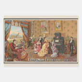 オルガンヴィンテージ広告アメリカン | ラッピングペーパーシート (正面)