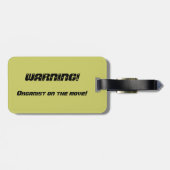 オルガン奏者のための荷物のラベル ラゲッジタグ (裏面横)