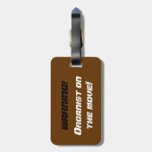 オルガン奏者のための荷物のラベル ラゲッジタグ (裏面縦)