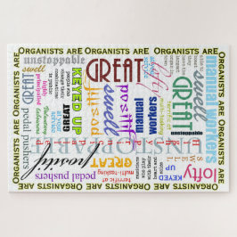 オルガン奏者のための1000部分のおもしろいのパズルに ジグソーパズル