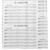 オルガン奏者のシャワー・カーテンのための冗談 シャワーカーテン (正面)