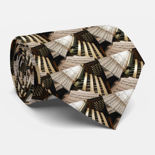 オルガン奏者のタイ ネクタイ (ロール)