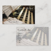 オルガン奏者の名刺 名刺 (正面/裏面)