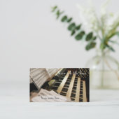 オルガン奏者の名刺 名刺 (スタンド正面)