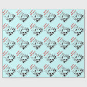 オルガン奏者の誕生日の覆い ラッピングペーパー (フラット)