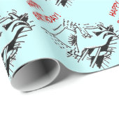 オルガン奏者の誕生日の覆い ラッピングペーパー (ロールコーナー)