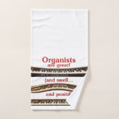 オルガン奏者はすばらしいタオルセットです バスタオルセット (ハンドタオル)