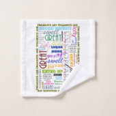 オルガン奏者はすべてです バスタオルセット (ウォッシュタオル)