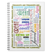 オルガン奏者はすべてノートです ノートブック (正面)