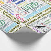 オルガン奏者はすべて包装紙です ラッピングペーパー (角)