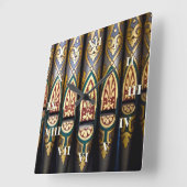 オルガン時計 – ローマ数字 スクエア壁時計 (傾斜)