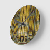 オルガン管の円形の時計 ラウンド壁時計 (傾斜)