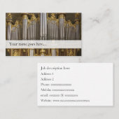 オルガン管の名刺-モンペリエ 名刺 (正面/裏面)