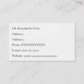 オルガン管の名刺-器官タワー 名刺 (裏面)