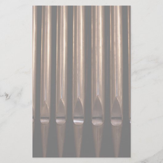 オルガン管 便箋 (正面)